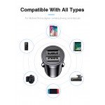 Wholesale Dual Port 3.1A USB Car Charger Adapter Compatible with Power Station (Rose Gold)